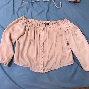 brandy melville silky maura top